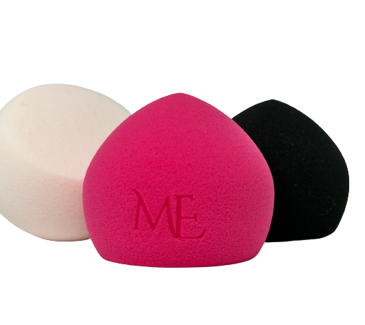 Jumbo Beauty Blender Latex Free With Waterproof Travel Case - Hot Pink